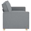 vidaXL 2-Seater Sofa Light Grey 140 cm Fabric