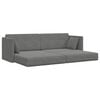 vidaXL Floor Sofa Bed 200cm Dark Grey Velvet