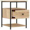 vidaXL Bedside Cabinets 2 pcs Sonoma Oak 40x42x56 cm Engineered Wood