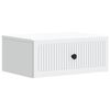 vidaXL Bedside Cabinet White 49 x 34.5 x 20 cm Engineered Wood