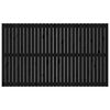 vidaXL Wall Headboard Black 185x3x110 cm Solid Wood Pine