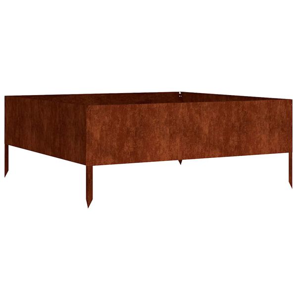 vidaXL Garden Raised Bed 100x100x41 cm Corten Steel