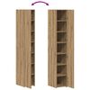 vidaXL Highboard 2 pcs Artisan Oak 30 x 42.5 x 185 cm