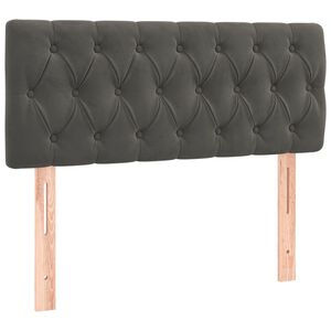 vidaXL Headboard Dark Grey 100 cm Velvet