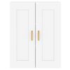 vidaXL Wall Mounted Cabinets 2 pcs White Engineered Wood