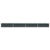 vidaXL Garden Raised Bed Galvanised Steel 600x80x45 cm Anthracite