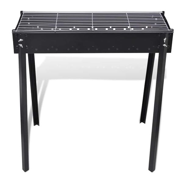 BBQ Stand Charcoal Barbecue Square 75 x 28 cm