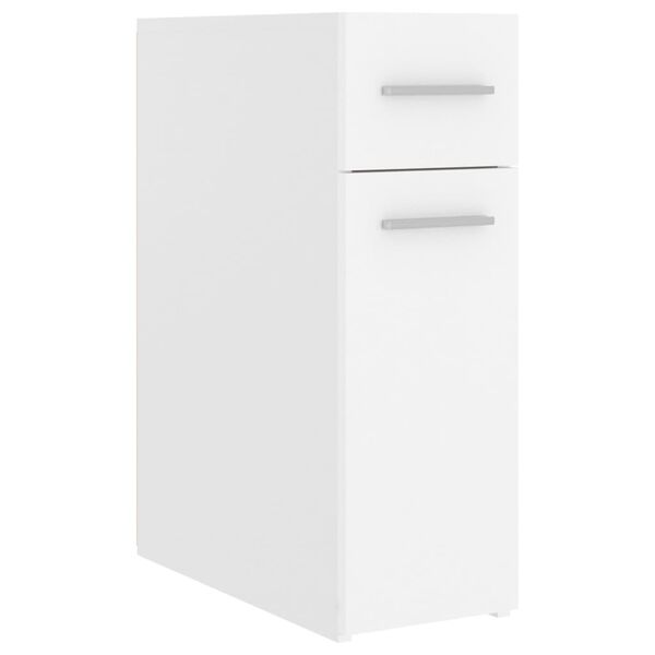 vidaXL Apothecary Cabinet White 20x45.5x60 cm Engineered Wood