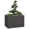vidaXL Planter Black 120x80x80 cm Steel
