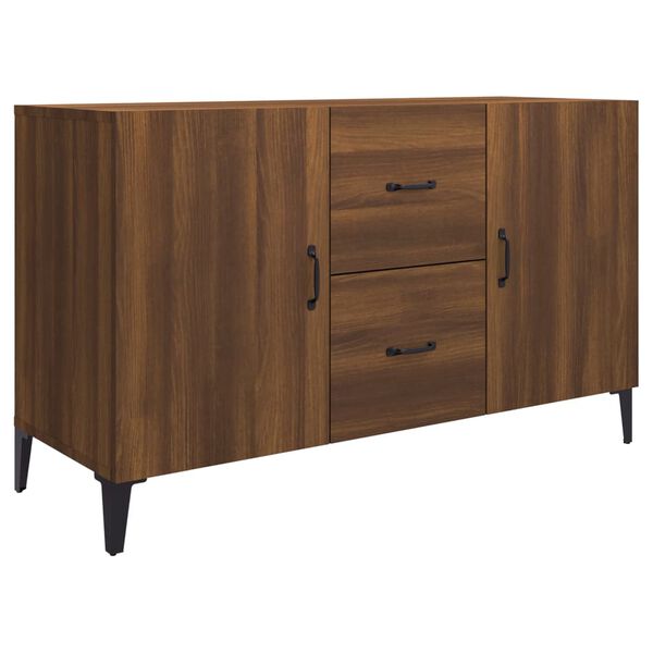 vidaXL Sideboard Brown Oak 100x36x60 cm Engineered Wood