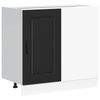 vidaXL Kitchen Base Cabinet "Kalmar" Black Engineered Wood