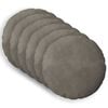 vidaXL Cushion with Pillow HEERLEN 6 pcs Light Grey Velvet