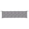 vidaXL Garden Bench Cushions 2pcs Grey 200x50x7cm Oxford Fabric