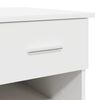 vidaXL Desk with Drawer White 90 x 49 x 75 cm Engineered Wood