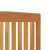 vidaXL Reclining Garden Chairs 8 pcs Solid Wood Teak