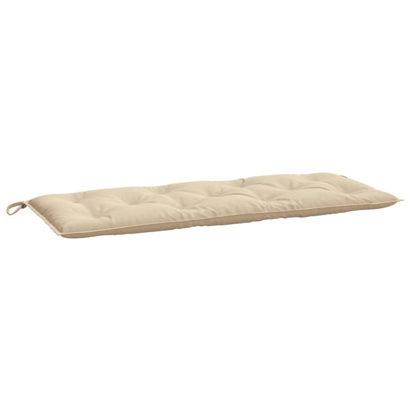 vidaXL Garden Bench Cushion Beige 120x50x7 cm Oxford Fabric