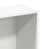 vidaXL Bookshelf White 80x24x75 cm Engineered Wood