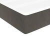 vidaXL Box Spring Bed with Mattress&LED Dark Grey 137x187 cm Double Size Velvet