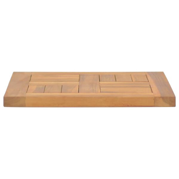 vidaXL Square Table Top 40x40x2.5 cm Solid Wood Teak