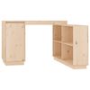 vidaXL Desk 110x50x75 cm Solid Wood Pine