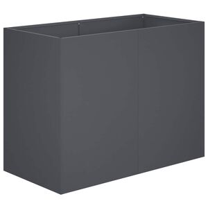 vidaXL Garden Planter Anthracite 80 x 40 x 60 cm Cold-rolled Steel