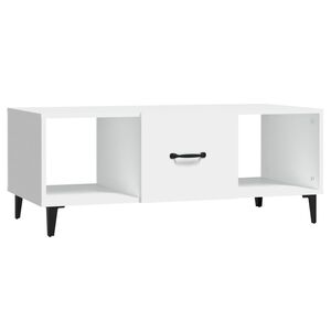 vidaXL Coffee Table White 102x50x40 cm Engineered Wood