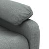 vidaXL Recliner Chair Dark Grey Fabric