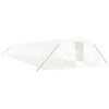 vidaXL Greenhouse with Steel Frame White 90 m&sup2; 18x5x2.3 m