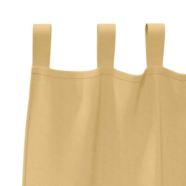 vidaXL Blackout Curtains with Rings 2 pcs Beige 245 x 140 cm Polyester
