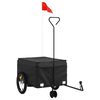 vidaXL Bike Trailer Black 45 kg Iron