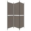vidaXL 3-Panel Room Divider Anthracite 150x200 cm Fabric