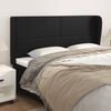 vidaXL Headboard with Ears Black 203 cm Faux Leather