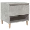 vidaXL Bedside Table Concrete Grey 50x46x50 cm Engineered Wood