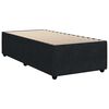 vidaXL Bed Frame without Mattress Black 90x190 cm Velvet