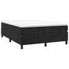 vidaXL Box Spring Bed Frame Black Double Velvet
