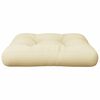 vidaXL Pallet Cushion Cream 50x50x12 cm Fabric