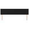 vidaXL Headboards Black 200x5x78/88 cm Fabric