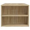 vidaXL Coffee Table Sonoma Oak 102x55x42 cm Engineered Wood