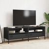 vidaXL TV Cabinet Black 135x39x43.5 cm Cold-rolled Steel
