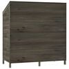 vidaXL Garden Shed Anthracite 102x52x112 cm Solid Wood Fir