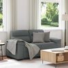 vidaXL 2-Seater Sofa&nbsp;Dark Grey 160x81x84 cm Fabric