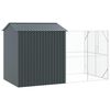 vidaXL Bird Cage Anthracite 418 x 210 x 247 cm Galvanised Steel
