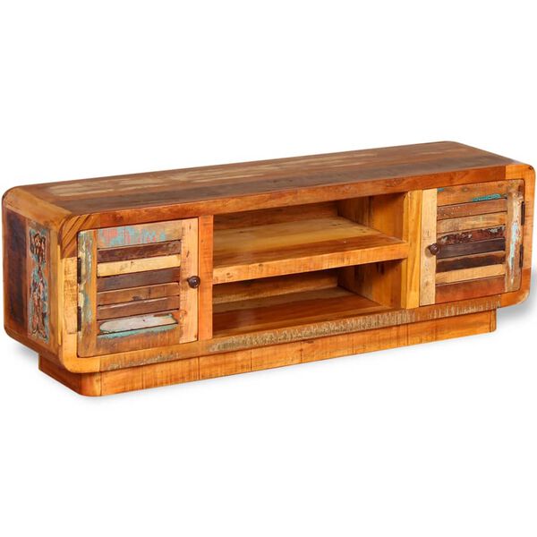 vidaXL TV Cabinet Solid Reclaimed Wood 120x30x40 cm