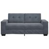 vidaXL Loveseat Sofa Dark Grey 180x77x82 cm Velvet