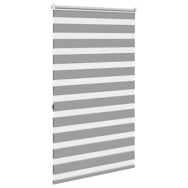 vidaXL Zebra blind 100.9x175 cm Fabric Width 96.7 cm grey