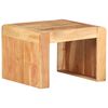 vidaXL Side Table 43x40x30 cm Solid Acacia Wood