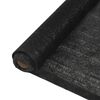 vidaXL Privacy Net HDPE 1.5x25 m Black