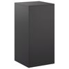 vidaXL Plant Stand Black 40 x 40 x 80 cm Steel