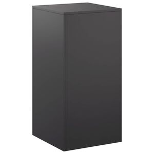 vidaXL Plant Stand Black 40 x 40 x 80 cm Steel