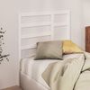 vidaXL Bed Headboard White 96x4x104 cm Solid Wood Pine